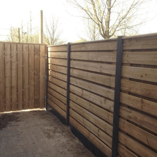 houten schutting vurenhout